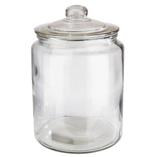 Vorratsglas CLASSIC, Glasdeckel mit Dichtung, Ø 20 cm, H: 30 cm, Inhalt: 6,0 Liter