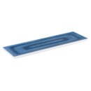 Melamin GN 2/4 Tablett BLUE OCEAN, 53 x 16,2 cm, H: 2 cm,...