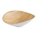 Melamin Schale BAMBOO, Farbe: Bamboo/weiß, 17,5 x 15,5 cm, H: 5,5 cm, Inhalt: 20 cl