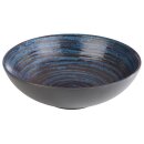 Melamin Schale LOOPS, Farbe: blau/grau, Ø 20,5 cm, H: 6,5 cm, Inhalt: 0,8 Liter