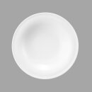 Porzellan Teller für Salat in weiß mit einer...