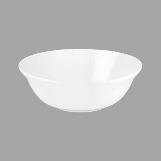 Salatschüssel Porzellan in weiß konische Form