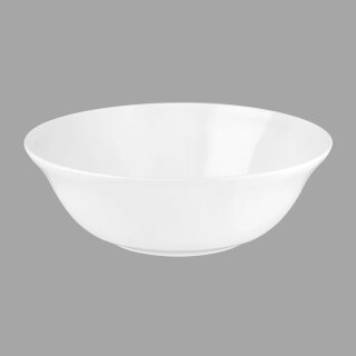 Salatschüssel Porzellan in weiß konische Form