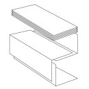 Bartscher, Papiertuchspender, CNS gebürstet, B 285 x T 100 x H 370 mm