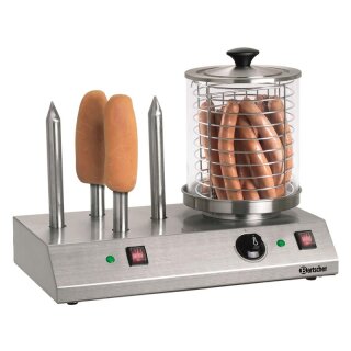 Bartscher, Hot Dog-Gerät mit 4 Toaststangen, B 500 x T 285 x H 390 mm