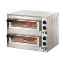Bartscher, Pizzabackofen "Mini Plus 2", bis 400°C, innen: 2x B 410 x T 370 x H 90 mm