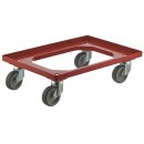 Thermo-Transportbox Fahrgestell rot für Top-Box GN 1/1