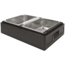 Thermo-Transportbox ICE-Box 2 Eisbehälter, Innen 2x...