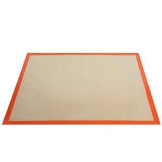 Backmatten aus Glasfasergewebe mit Silikonbeschichtung für den gewerblichen Bedarf in der Gastronomie-Küche oder in Bäckereien, 570 x 770 mm