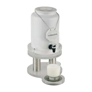 Milchkanne TOP FRESH - Kanne Porzellan - Fuß Acryl - Höhe 42cm - 4,0 Liter