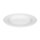 Porzellan Teller für Beilagensalat in weiss mit 2 feinen Relieflinien auf dem Tellerrand