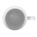 Compact weiss Kaffeebecher mit Henkel; Inhalt: 25 cl
