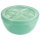 Mehrweg Suppenbehälter To Go mit einem dichtschliessenden Deckel in grün transparent Fassungsvermögen 950 ml