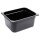 Kunststoff Behälter schwarz in dem Gastronormmaß 1/2 mit einer Tiefe von 15 cm