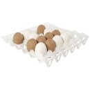 Tablett für 30 Eier, Farbe weiß