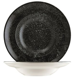 Bonna Porzellan, Cosmos Black Gourmet Pastateller, Ø 27 cm, Inhalt: 45 cl