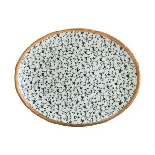 Bonna Porzellan, Calif Moove Platte oval, 25 x 19 cm