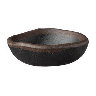 Schale MARONE aus Melamin - 2-farbig schwarz/braun - Ø 8,5 cm