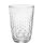 Trendiges Trinkglas mit einer Struktur im Glas und eine Inhalt von 39,5 cl