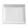 Tablett PURE - Melamin - weiß - 21 x 21 cm