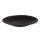 Teller MARONE aus melamin - 2-farbig schwarz/braun - Ø 28 cm, H: 3,5 cm