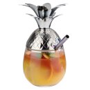 Pineapple Cocktailbecher, Glas/Edelstahldeckel, Inhalt: 35 cl