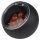 Servierset MOON, Melaminschale mit Klappdeckel, Ø 19 cm, H: 17,5 cm, Inhalt 0,8 Liter, Farbe schwarz