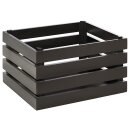 Buffetsystem SUPERBOX aus Holz, schwarz, 35 x 29 cm, H:...