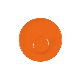 Baristar, Dekor 79922 orange, Untertasse 11 cm Spiegel außerzentrisch