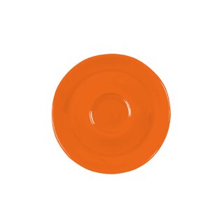 Baristar, Dekor 79922 orange, Untertasse 14,5 cm Spiegel mitte