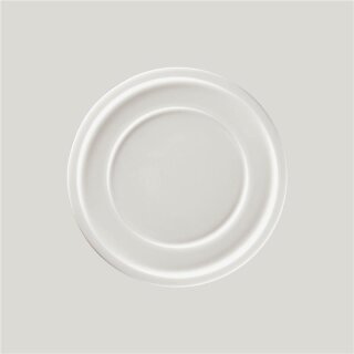Rakstone Ease Teller flach mit Rand white, Ø 20,2 cm, H: 2,1 cm