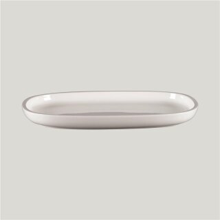 Rakstone Ease Platte oval white, L: 26,1 cm, B: 18 cm, H: 2,5 cm