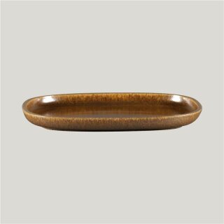 Rakstone Ease Platte oval rust, L: 26,1 cm, B: 18 cm, H: 2,5 cm