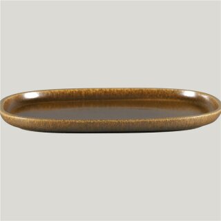 Rakstone Ease Platte oval rust, L: 33,2 cm, B: 23 cm, H: 2,5 cm