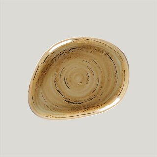 Rakstone Spot Teller flach organisch garnet, L: 21,9 cm, B: 16,5 cm, H: 1,8 cm