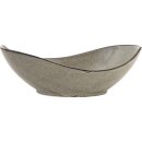 Ston Grau Bowl oval 31,5 cm, Inhalt 94,5 cl