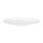 Nori Teller flach weiß 28 cm Vollrelief