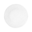 Nori Teller flach weiß 21,5 cm Vollrelief