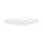 Nori Teller flach weiß 21,5 cm Vollrelief