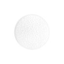 Nori Teller flach weiß 16,5 cm Vollrelief