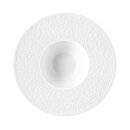 Nori Pastateller tief weiß 26,5 cm, 37 cl Relief breit