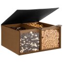 Buffet Box TOAST BOX, 36 x 33,5 cm, H: 17,5 cm, dunkles...
