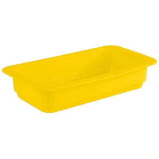 Gastronorm Behälter eindrittel aus Porzellan in gelb