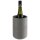 Flaschenkühler ELEMENT geriffelt aus Beton in grau, außen Ø 13 cm, innen Ø 10 cm, H: 19,5 cm