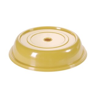 Tellerglocke aus PP goldgelb für Teller bis Ø 24,3 cm