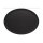 Tablett oval rutschfest schwarz 26,5 x 20 cm