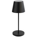 Merle LED-Tischleuchte, Metall, Farbe: schwarz, Höhe: 30,5 cm