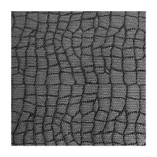 Tischset - Mosaik schwarz/grau - 45 x 33 cm
